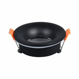 Σποτ Χωνευτο Σταθερο Μαυρο Συμβατικο 1Xgu10 Ip54 Φ85Χ50Μμ