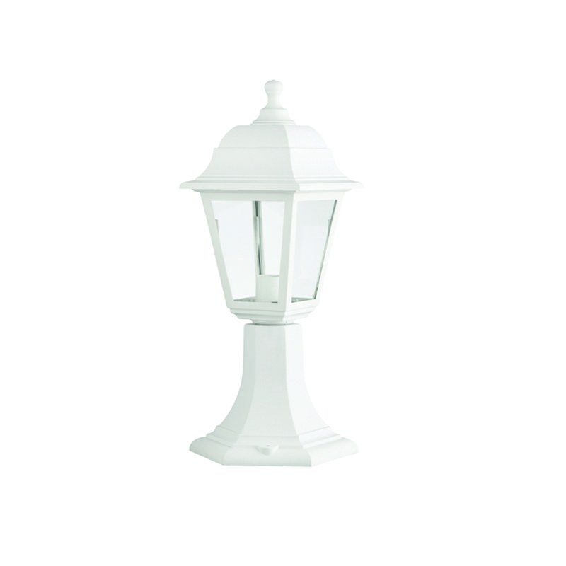 Υ/Κ 4S Plastic Floor Garden White Luminaire 40,5Cm E27 Ip44