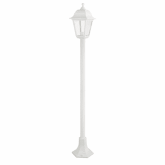 Υ/Κ 4S Plastic Floor Garden White Luminaire 100Cm E27 Ip44