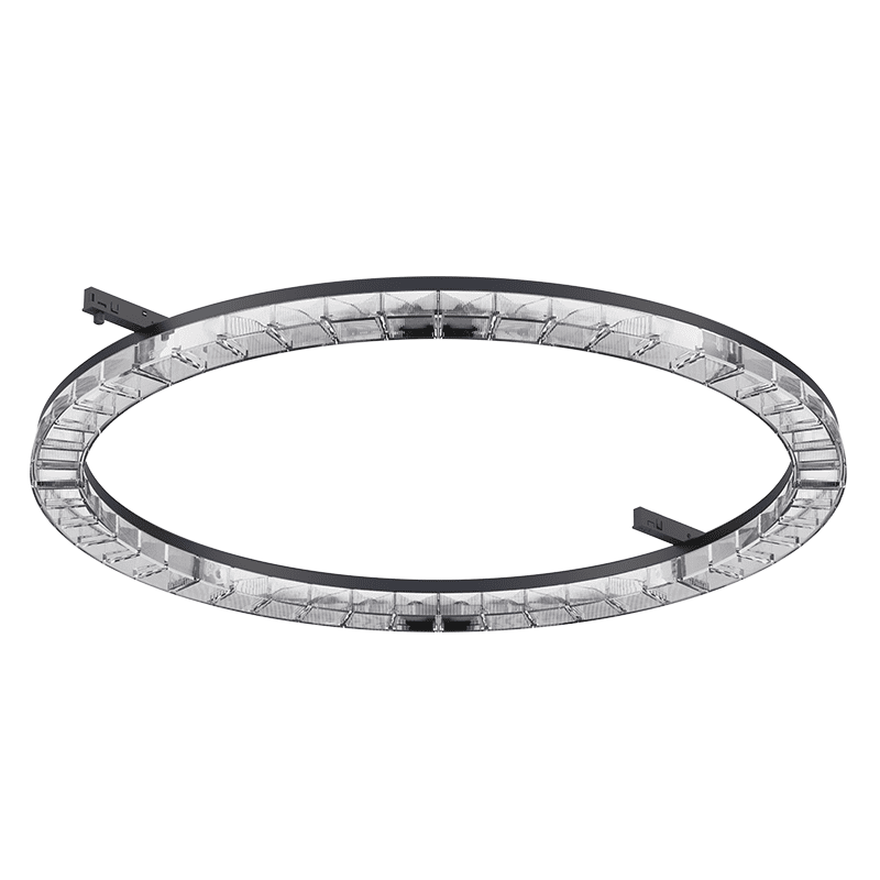 Tkor-Μινι Μαγνητικο Φωτιστικο Μαυρο&Ασπρο Αλουμινιου Led Smd 30W 3000K 2328Lm Ip20 5 Χρονια Εγγυηση