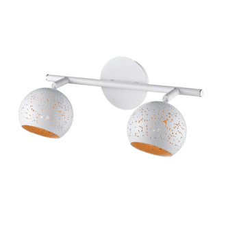 Επιτοιχο Φ/Σ 2Χg9 Μεταλλικο Λευκο+Ορειχαλκο 32Χ10Χ15,8Cm Planetario