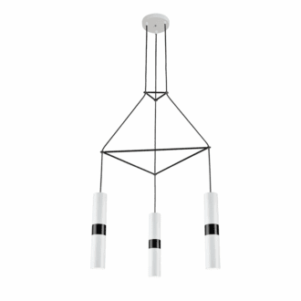 Κρεμαστο Φ/Σ 3Xgu10 Λευκο Μεταλλικο 56X49Xh150Cm Da Vinci