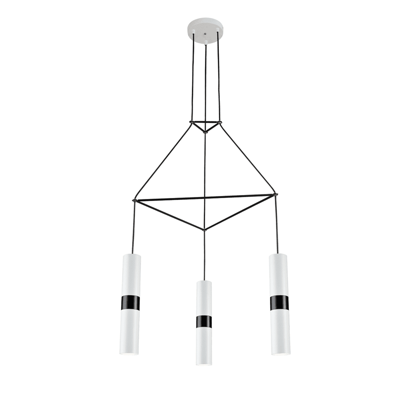 Κρεμαστο Φ/Σ 3Xgu10 Λευκο Μεταλλικο 56X49Xh150Cm Da Vinci