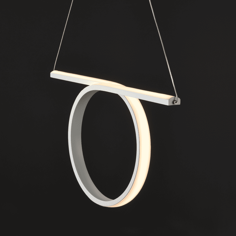 Κρεμαστο Φ/Σ Led 32W 3000K 1920Lm Λευκο Αλουμινιο 64Χ17Χη120Cm Zero - Image 2