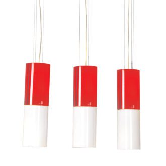 Τριφωτο Λευκο-Κοκκινο Ε27 Kyli