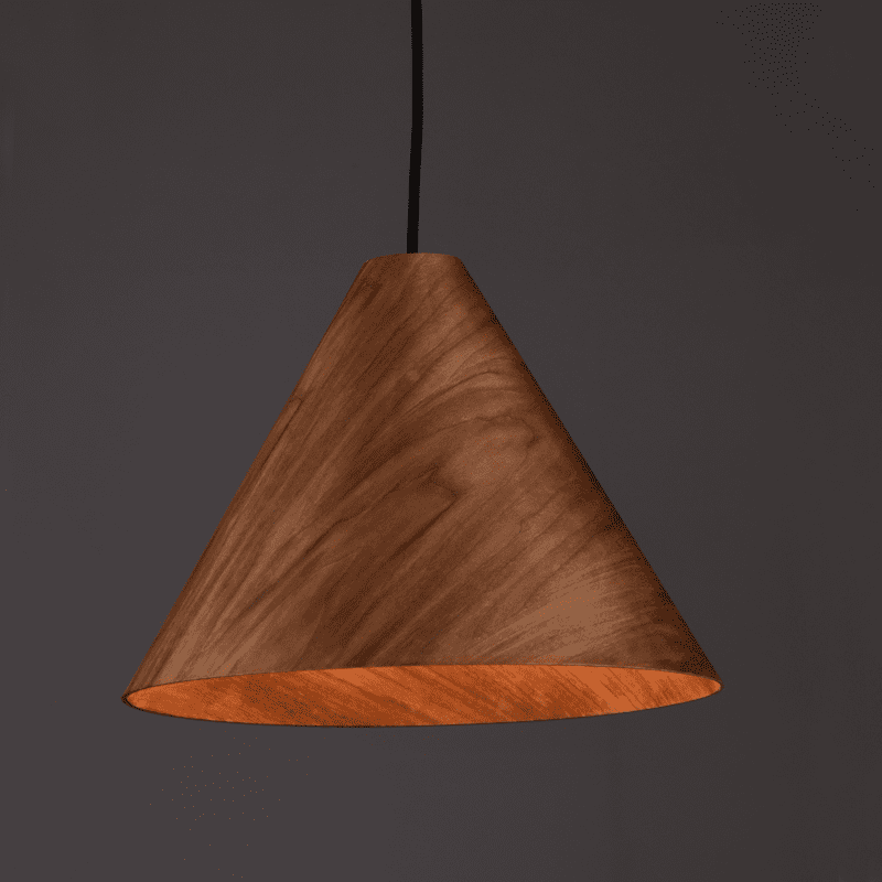 Κρεμαστο Φ/Σ 1Χ E27 Walnut Ξυλο D33Xh180Cm Nairobi - Image 2