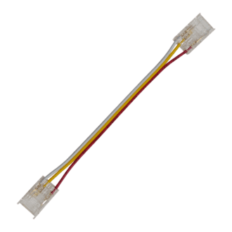 Connector For Cob Cct Strip 10Mm Pcb Width-3 Wires In The Middle