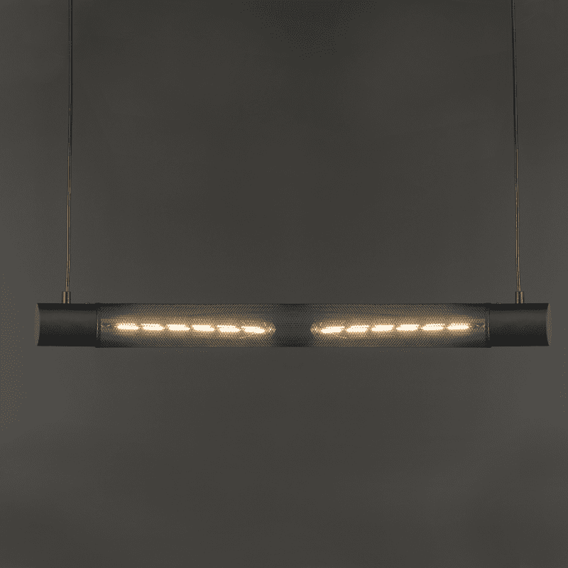 Κρεμαστο Φ/Σ 2Χε27 Μαυρο Μεταλλικο 72Χ6Xh120Cm Alcatraz - Image 3