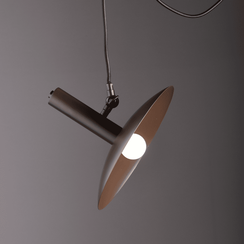 Κρεμαστο Φ/Σ 1Χe14 Καφε Μεταλλικο D25Xh220Cm Wakanda - Image 2