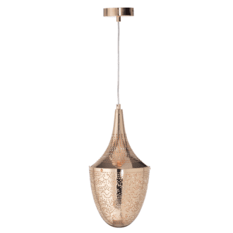 Κρεμαστο Φ/Σ 1Χε27 Μεταλλικο Γυαλιστο Ορειχαλκο Φ23Χη43Χ160C Pleiades