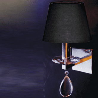 Απλικα 40W Ε14 Καπελο Μαυρο