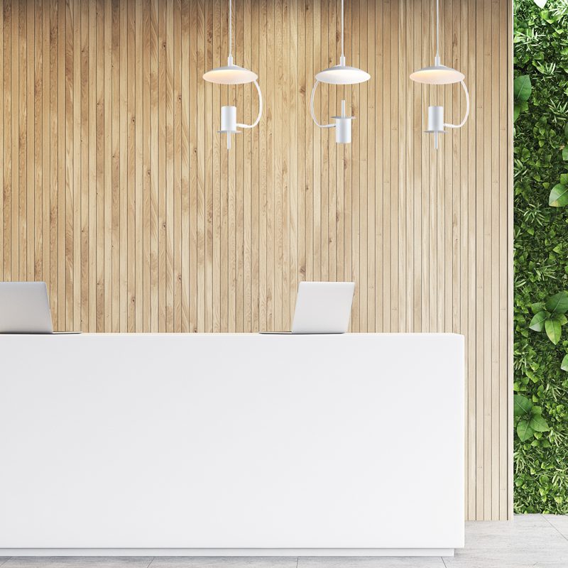 Κρεμαστο Φ/Σ 1Χgu10 Λευκο Μεταλλικο D25X20Xh100Cm Parachute - Image 2